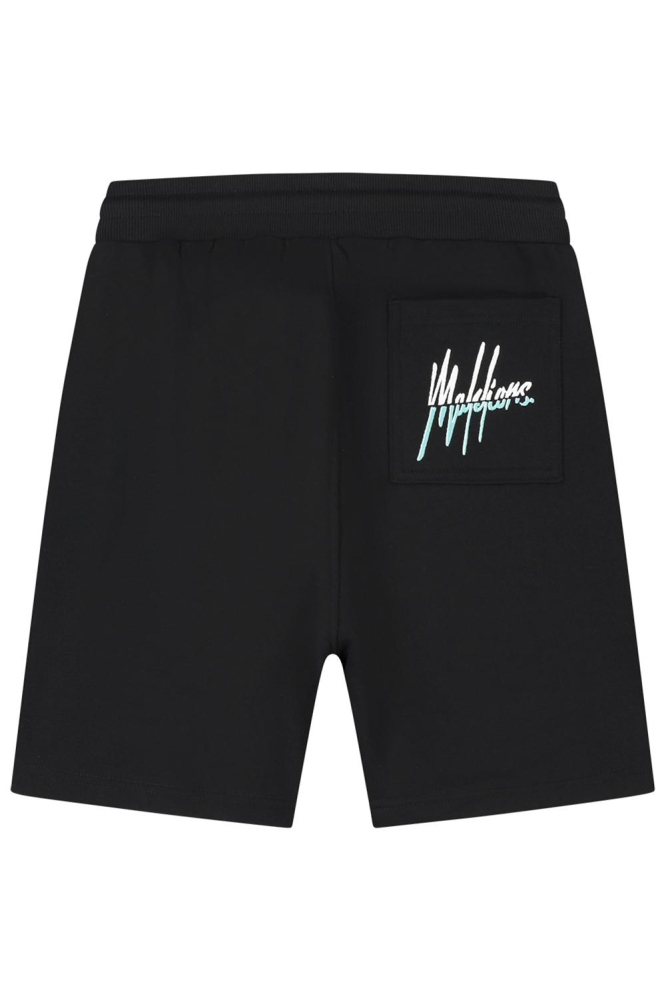 SPLIT SHORT MM3 SS25 11 752 BLACK/BRIGHT BLUE